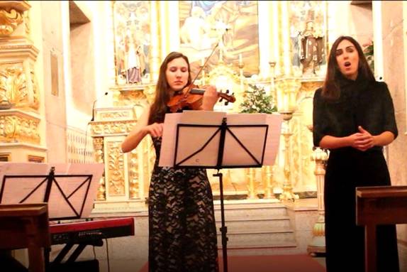 Trio: orgão, violino e soprano