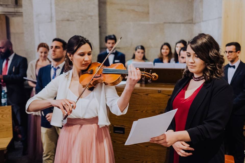 Trio: orgão, violino e soprano