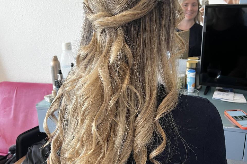 Penteado irmã noivo