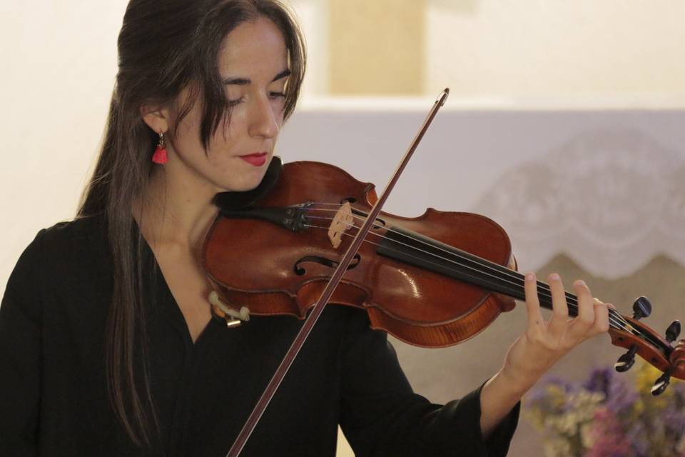 Rita Santos, violinista.