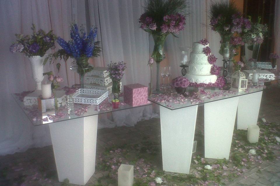 Festa casamento lilás