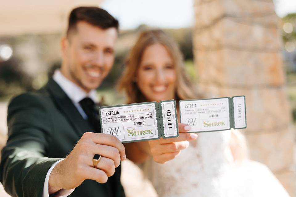 Bilhetes marcadores de lugar