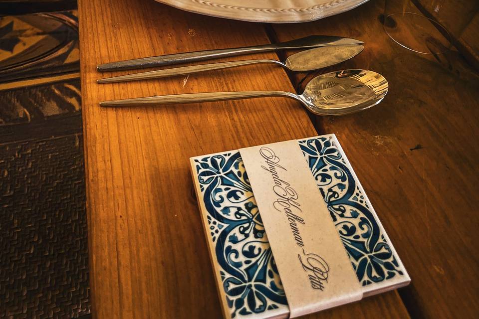 Lembrança / marcador de lugar