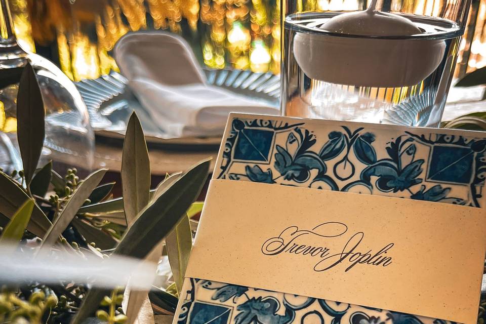 Lembrança / marcador de lugar