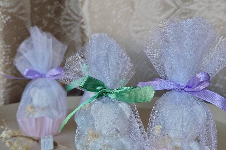 Ursinhos em gesso perfumado