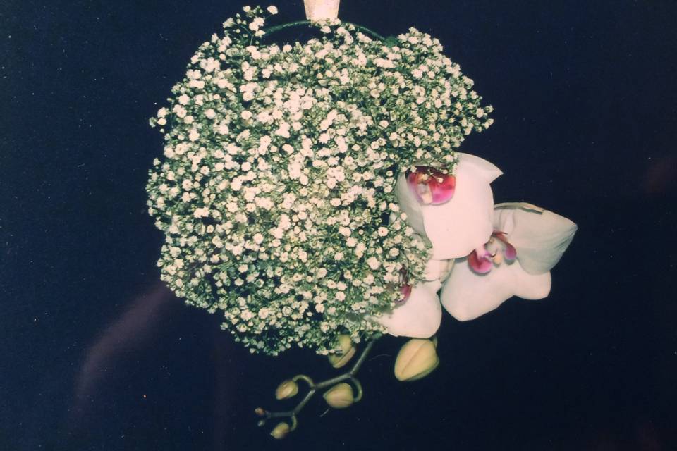 Bouquet de vivás e orquidea