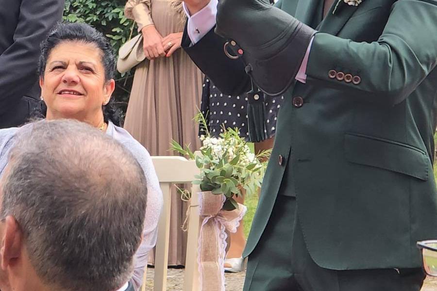 Entrega das alianças