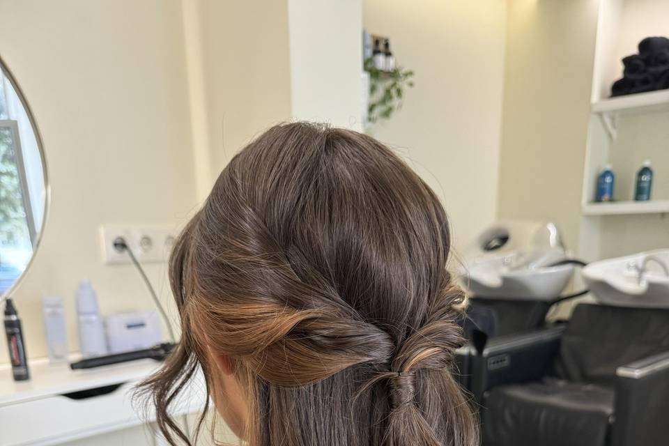 Penteado Semi-Preso