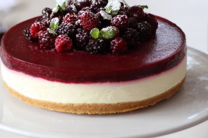 Cheesecake de frutos vermelhos