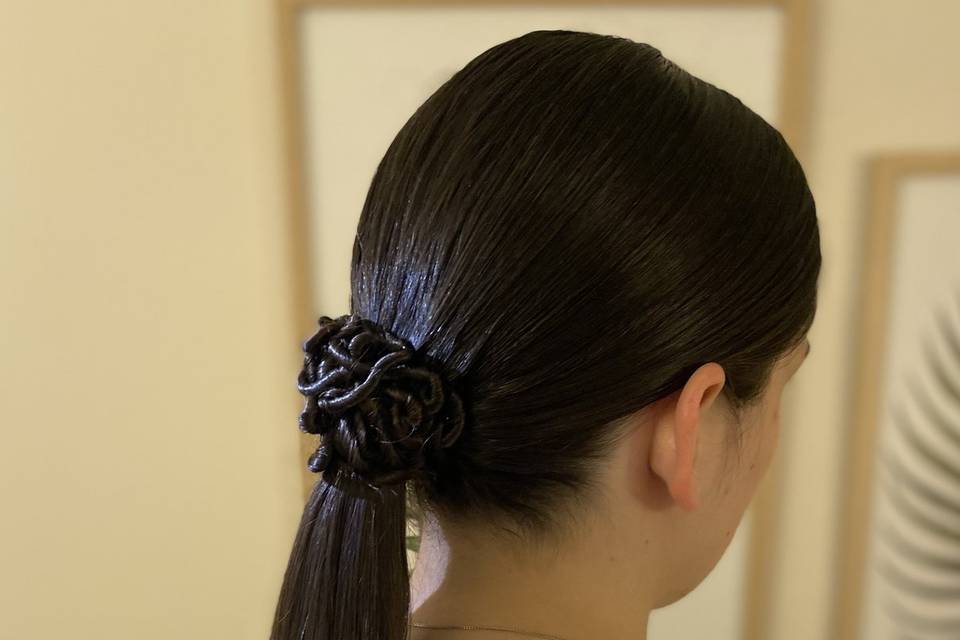 A elegância de um ponytail