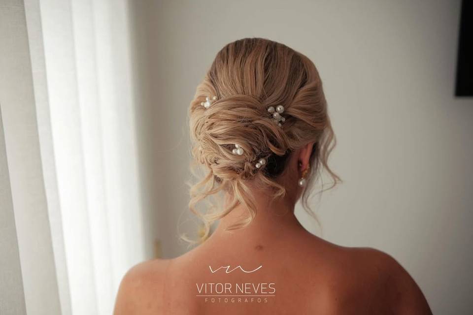 Bride hair
