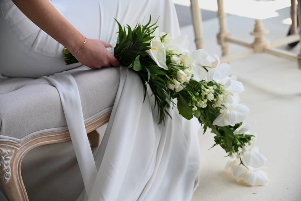 Bouquet em cascata