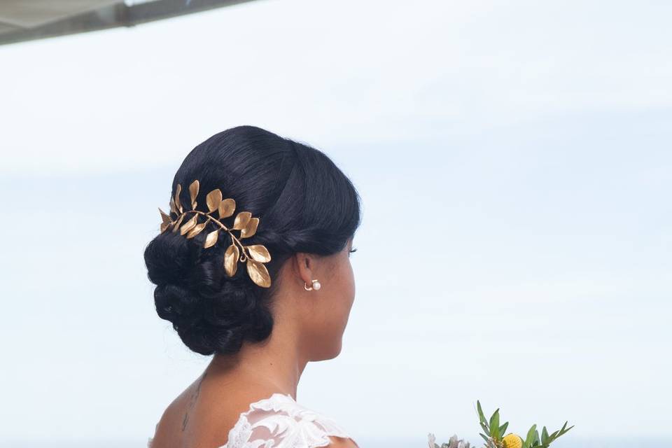 Maravilhoso penteado up