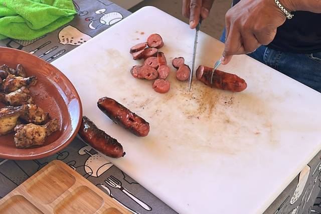 Preparando pra servir