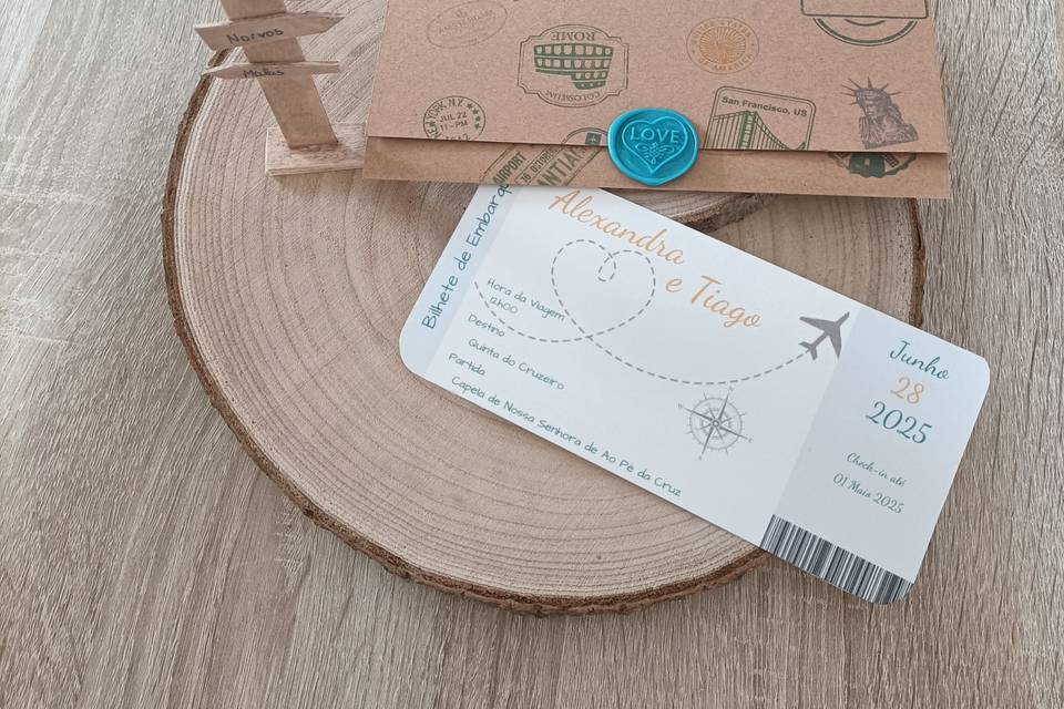 Convite viagem