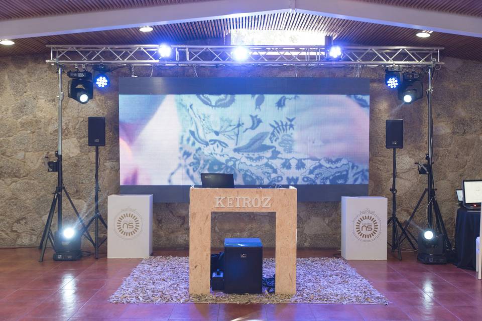 Painel leds e iluminação