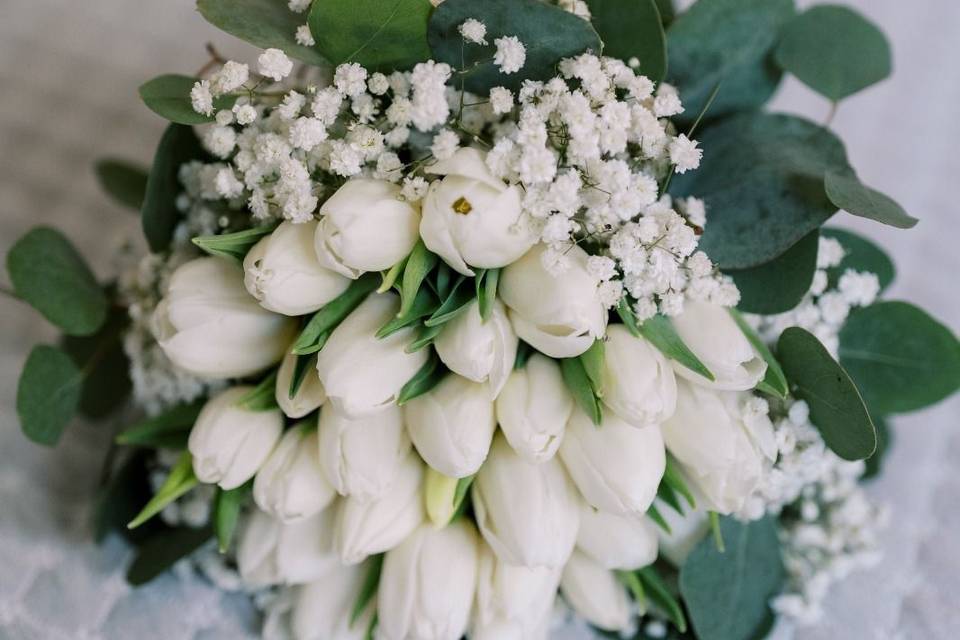 Buquê de tulipas naturais