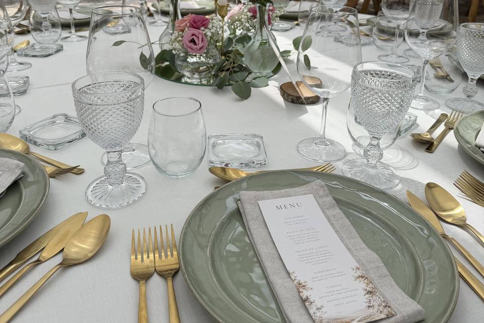 Decoração da mesa