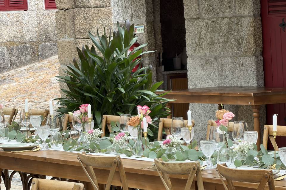 Mesa dos noivos