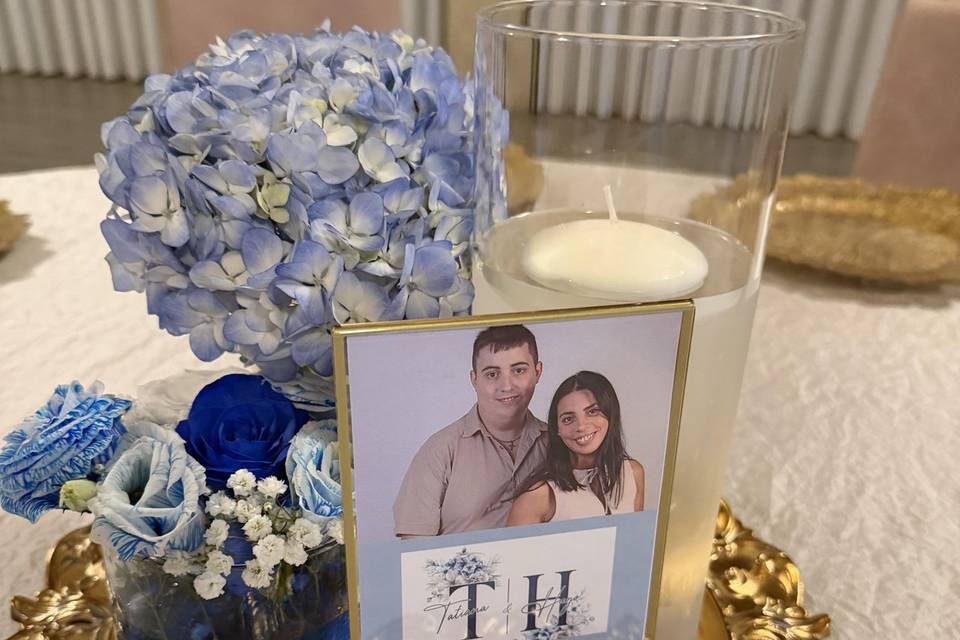 Noivos Hugo e Tatiana