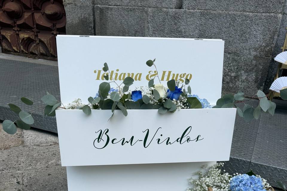 Placard boas vindas