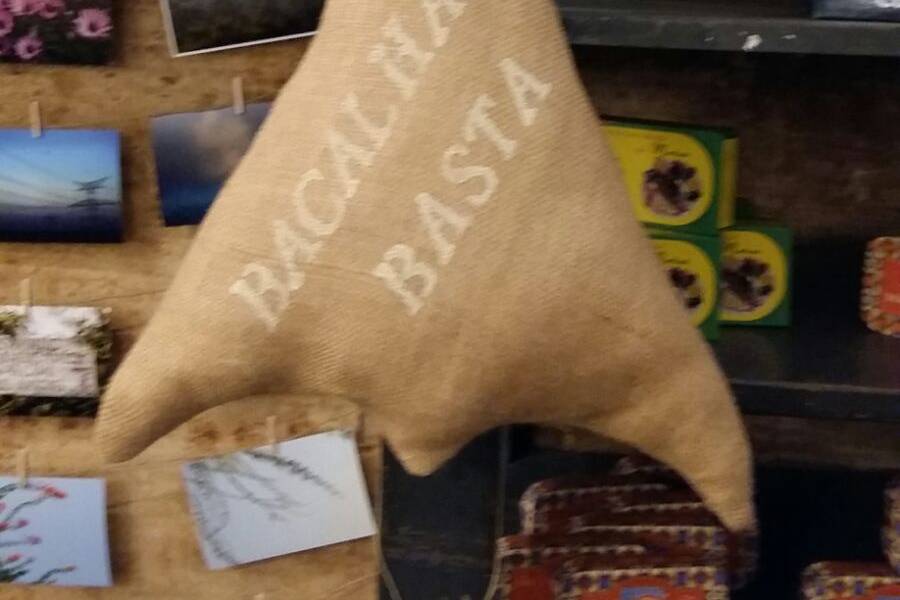 Bacalhau decorativo