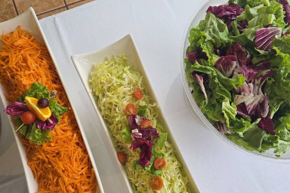 Saladas do buffet