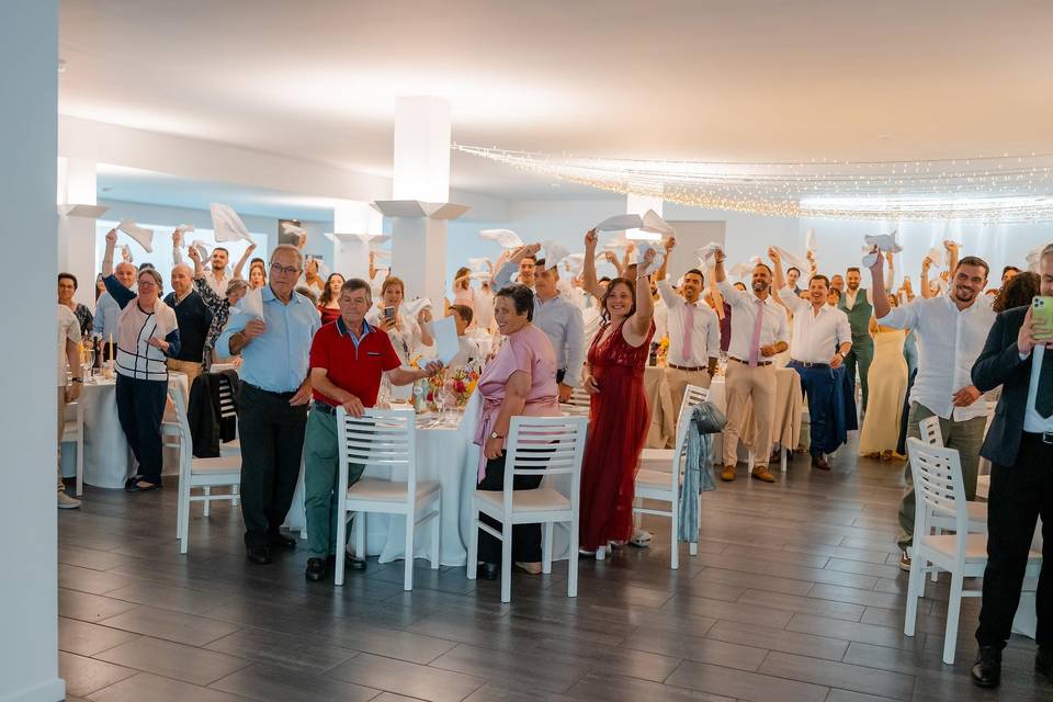 Entrada na sala - Almoço