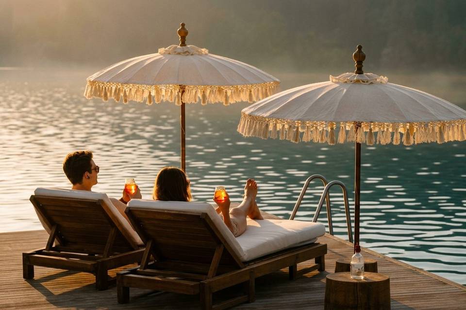 Relaxamento para os noivos