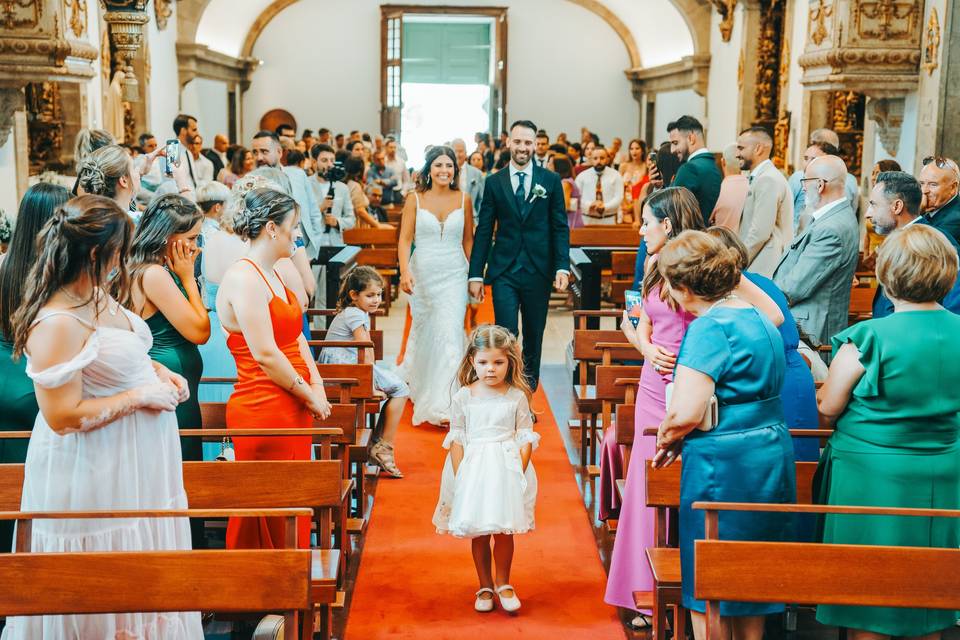 Saída da igreja