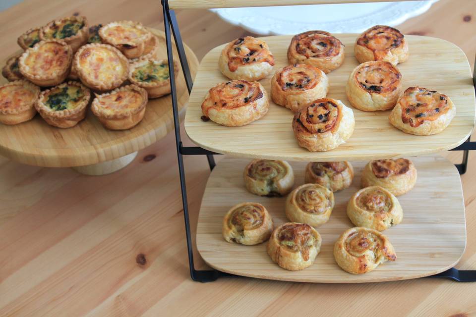 Quiche + caracóis