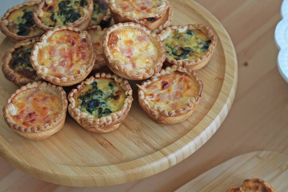 Quiche lourraine + legumes