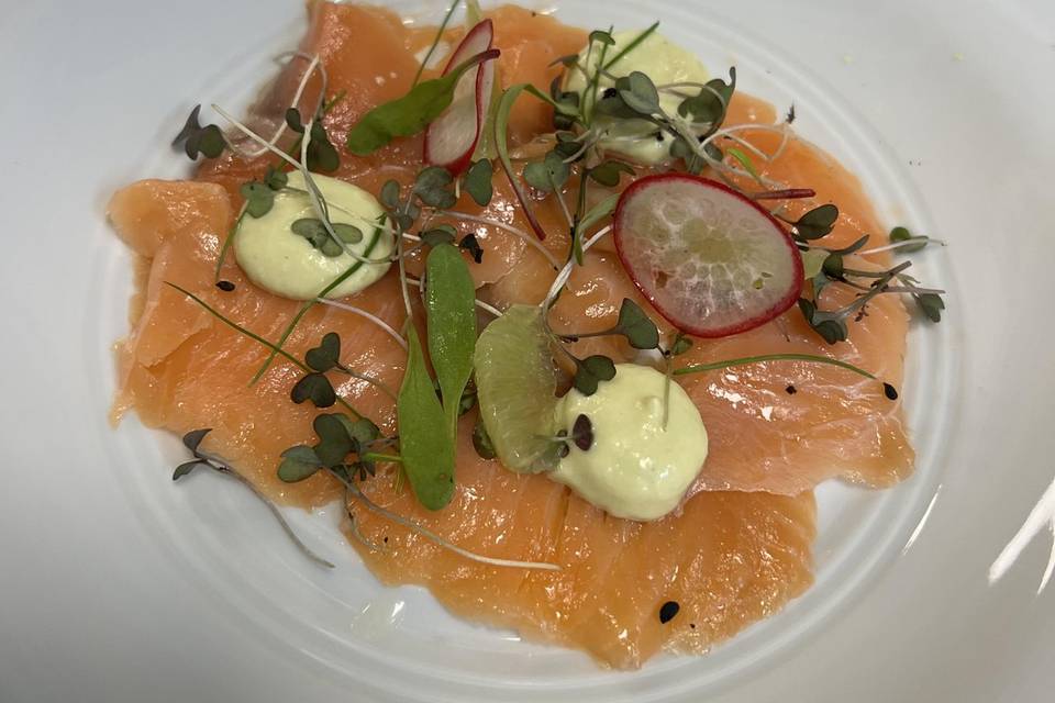 Gravlax de salmão