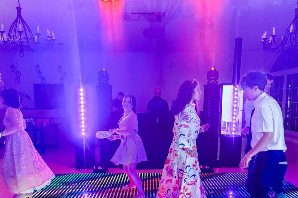 Pista Dança LED Casamento