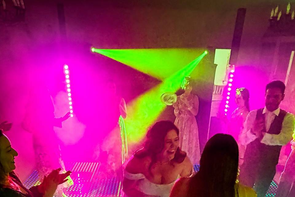 Casamento com Pista LED