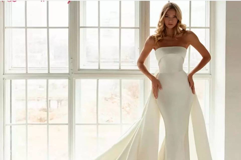 Vestido 2 em 1 em cetim