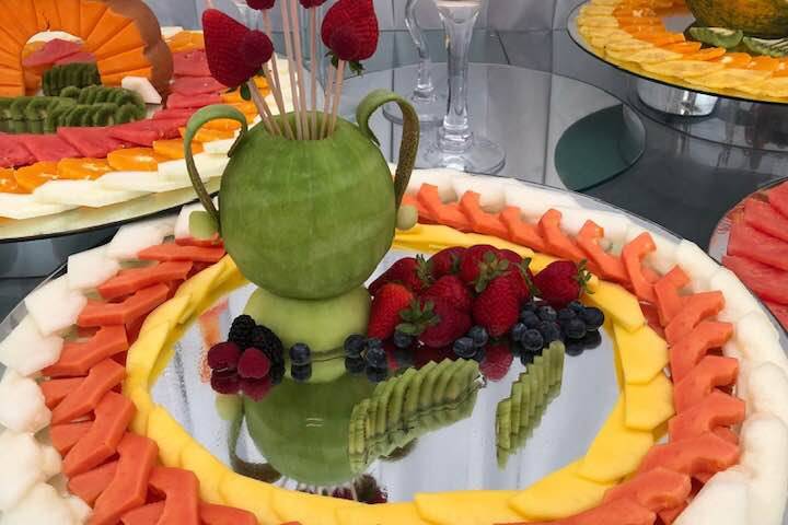 Frutas decoradas