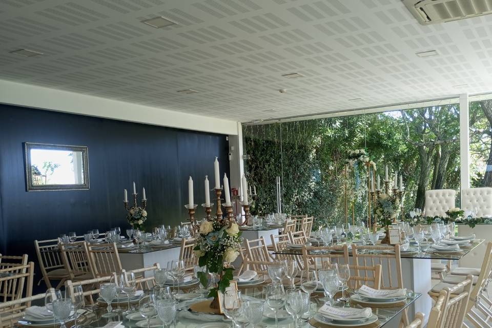 Decoração mesa dos convidados