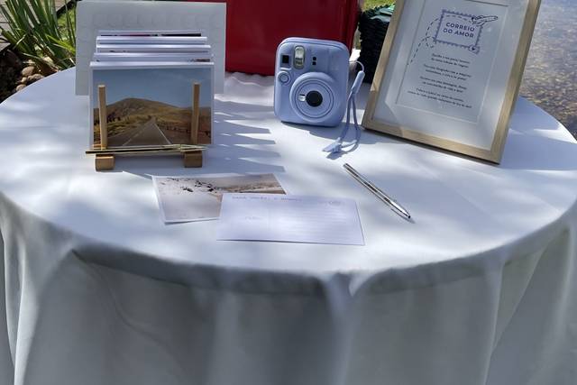 Guest book postal