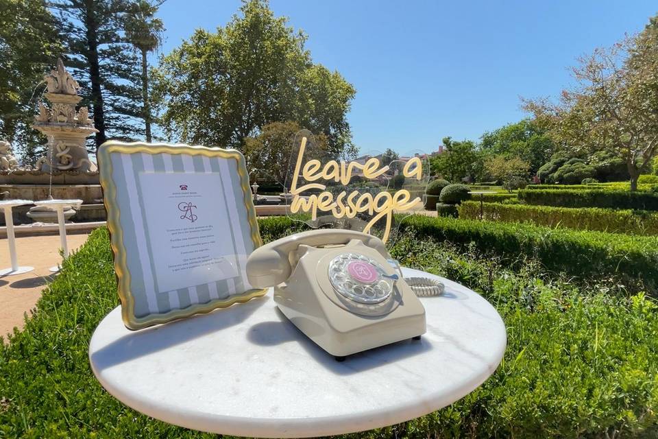 Deixa Mensagem - Audio Guest Book