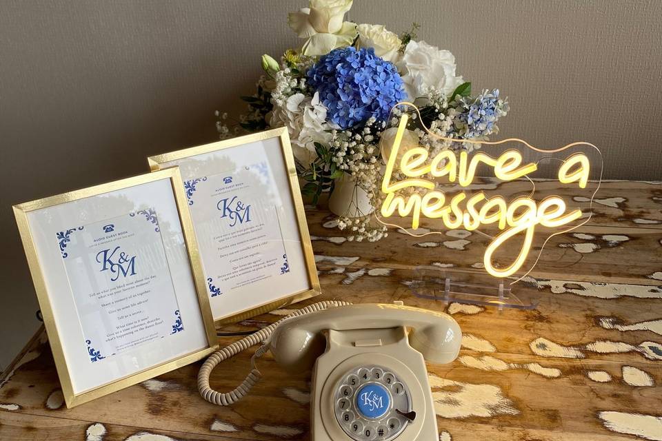 Deixa Mensagem - Audio Guest Book