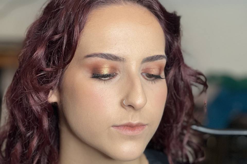 Maquilhagem convidada halo eye