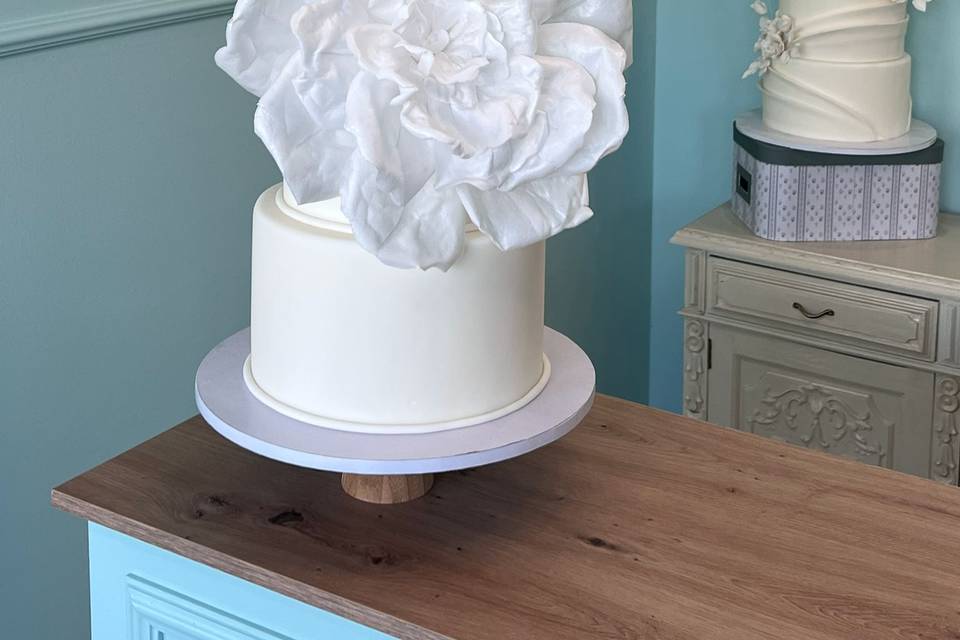 Mega flor em Folha de Hostia