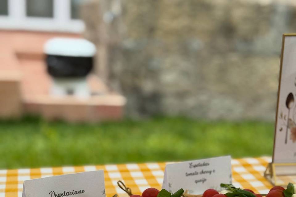 Menus vegan e vegetarianos