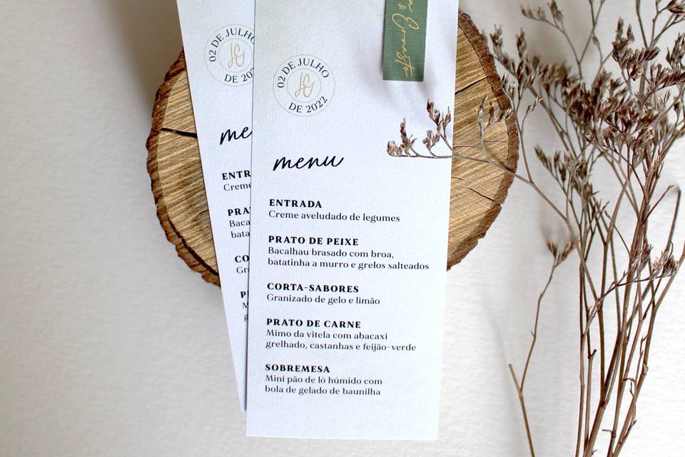 Menu personalizado