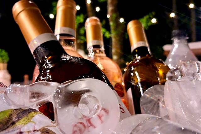 Vinhos em Frapê