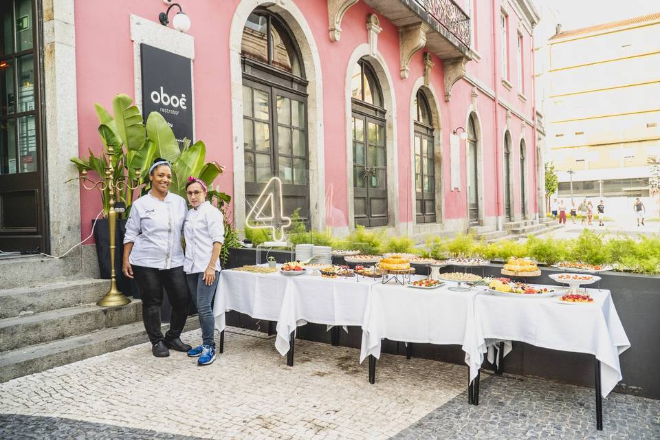 Mesa de Queijos e Embutidos