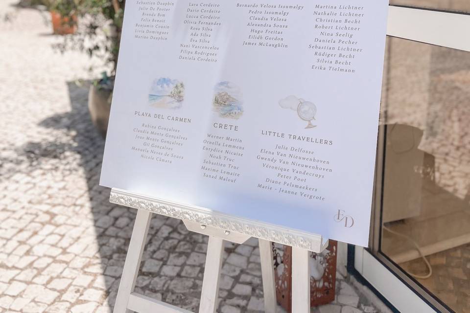 Seating plan
