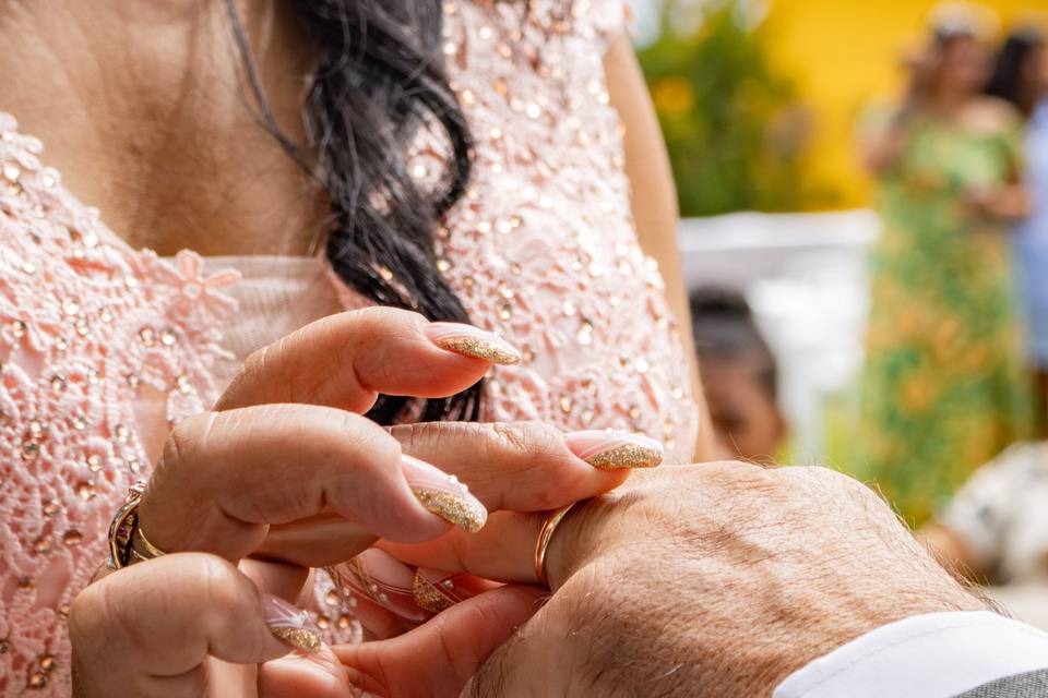 Casamento ao ar livre
