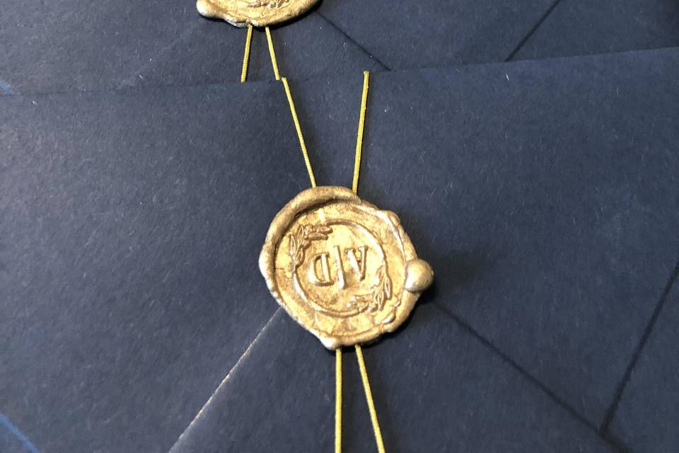 Gold 3d foil print